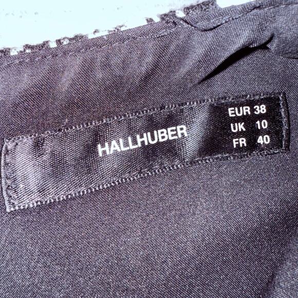 HALLHUBER Houndstooth Black & White Mod Short Sheath Dress Size EU 36 = Small - Picture 5 of 8